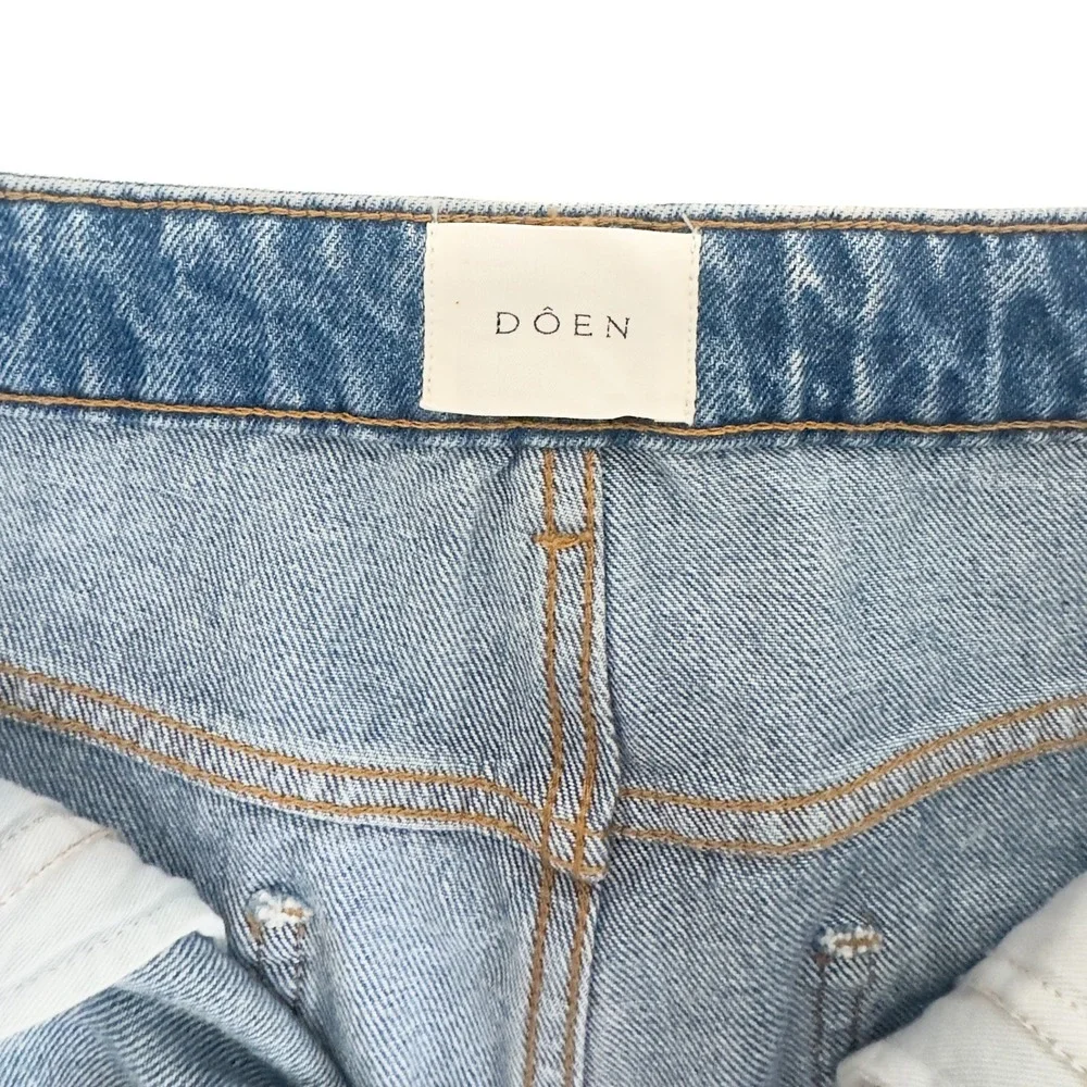 Doen Light Blue Straight Leg Jeans